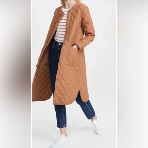 BB Dakota NWOT Quilt for Speed Coat in Dark Camel Size Small